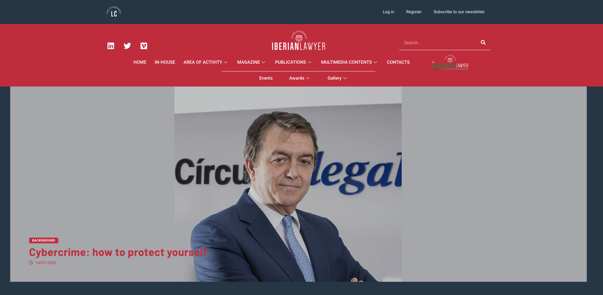 Portada Diego Cabezuela Sancho Iberian Lawyer